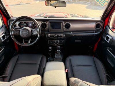 2022 Jeep Wrangler Sport 2.0 Litres V4 Petrol Engine Red Black SUV Full Option