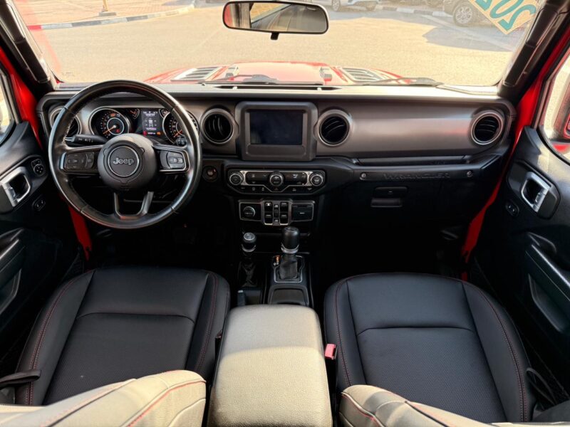 2022 Jeep Wrangler Sport 2.0 Litres V4 Petrol Engine Red Black SUV Full Option