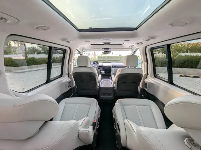 2022 Hyundai Staria Luxury 2.2 Litres 4 Cylinders DIESEL Engine Black Beige Van