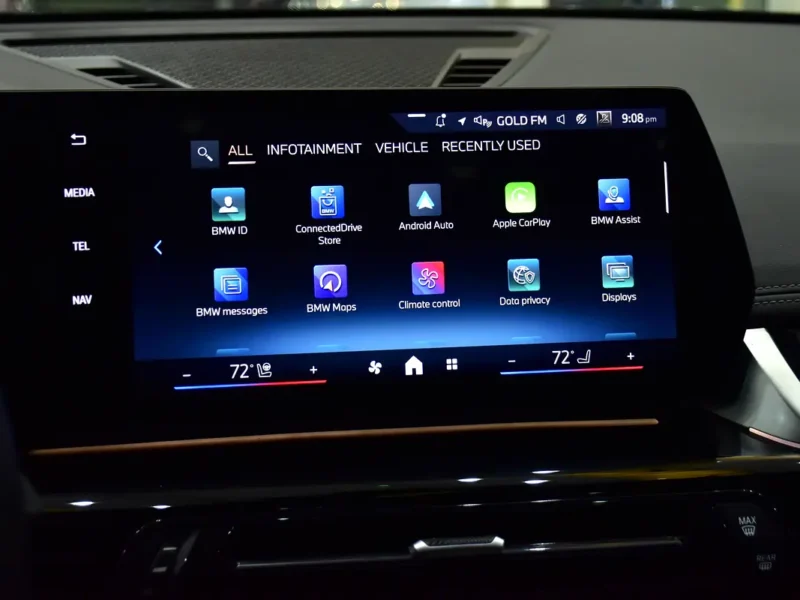 2025 BMW X1 xDrive28i 2.0-liter turbocharged 4-cylinder Engine Black Crossover