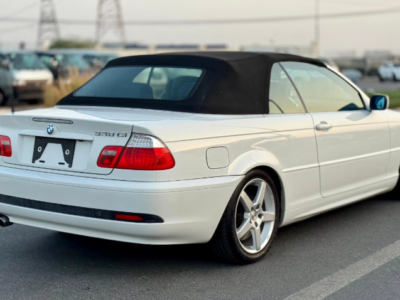 2006 BMW 330Ci 3.0 Liter 6-cylinder Petrol Engine White Black Convertible Automatic