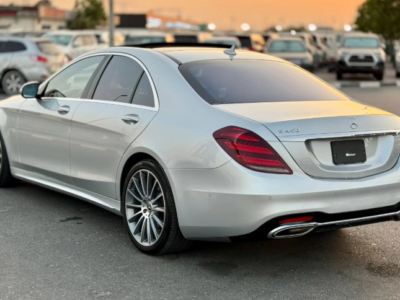 2020 Mercedes-Benz S 450 3.0-liter 6-cylinder Petrol Engine Silver Black Luxury Sedan
