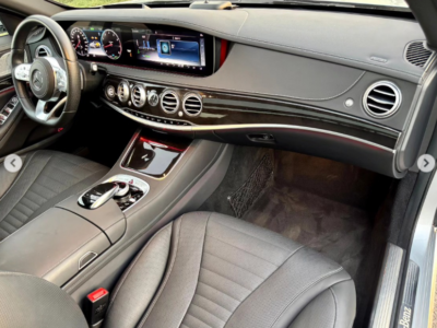 2020 Mercedes-Benz S 450 3.0-liter 6-cylinder Petrol Engine Silver Black Luxury Sedan