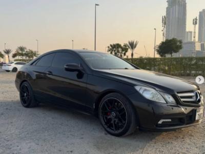 2010 Mercedes-Benz E350 Coupe 3.5 Liters V6 Petrol Engine Black Luxury Coupe