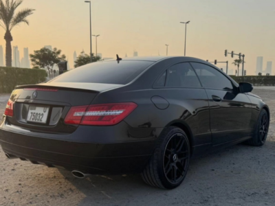 2010 Mercedes-Benz E350 Coupe 3.5 Liters V6 Petrol Engine Black Luxury Coupe