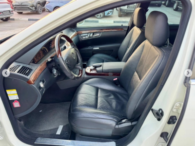2008 Mercedes-Benz S 350 3.5 Litres 6 Cylinders Petrol Engine White Black Sedan RWD