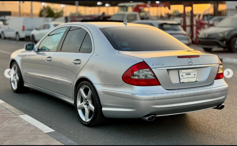 2007 Mercedes-Benz E350 3.5-liter V6 Petrol Engine Silver Black Sedan Automatic