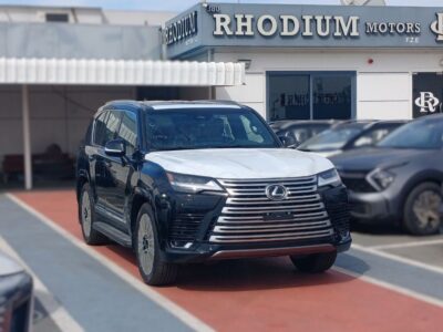 2025 Lexus LX 700h Signature 3.5-liter twin-turbo V6 Hybrid Engine Black Red SUV GCC Specs