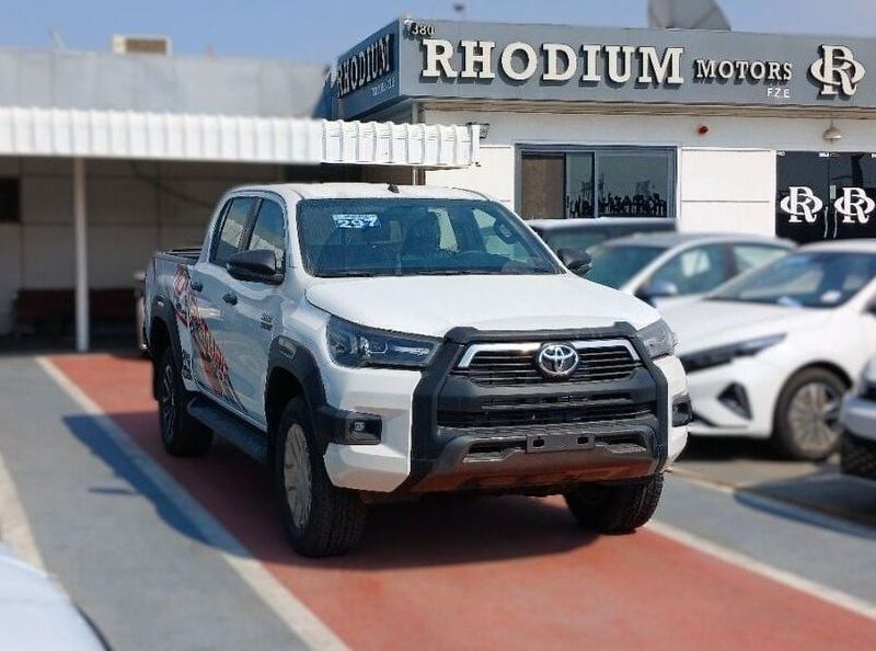 2024 Toyota Hilux Adventure 2.8L Inline 4-cylinder Turbocharged Diesel White Black Pickup Truck