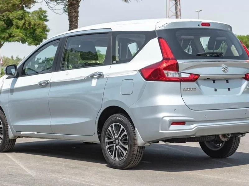 2024 Suzuki Ertiga GLX 1.5 Liters 4 Cylinders Petrol Engine Silver Black Minivan