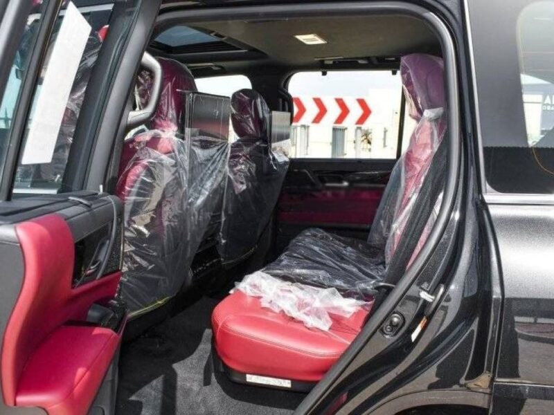2024 Lexus LX 600 3.5-liter Twin-turbo V6 Urban Petrol Engine Black Red SUV Automatic