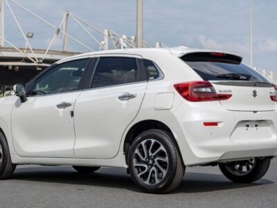 2024 Suzuki Baleno GLX 1.4 Litres 4 Cylinders Petrol Engine White Black Hatchback