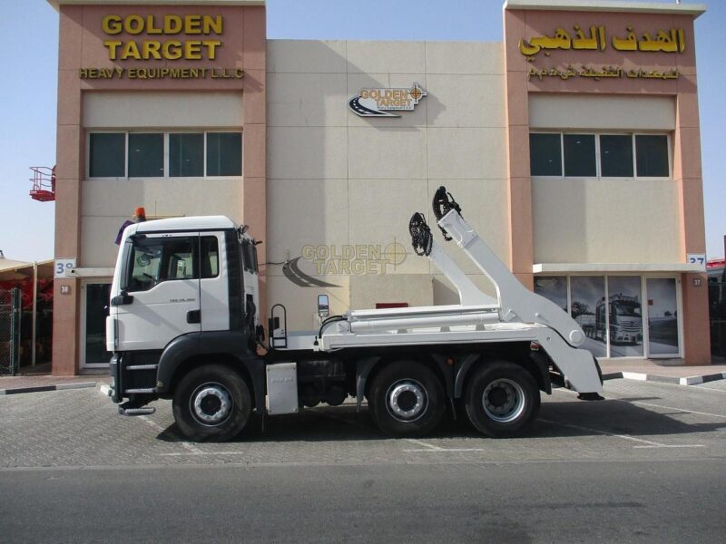 2009 MAN TGS 26.360 6x2 Skip Loader 6 Cylinder Diesel Engine Manual Gear