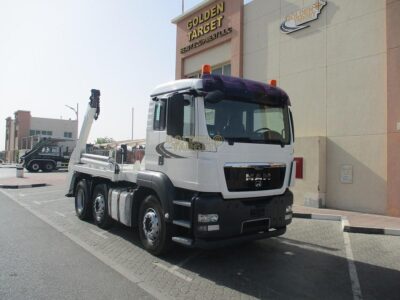 2009 MAN TGS 26.360 6x2 Skip Loader 6 Cylinder Diesel Engine Manual Gear