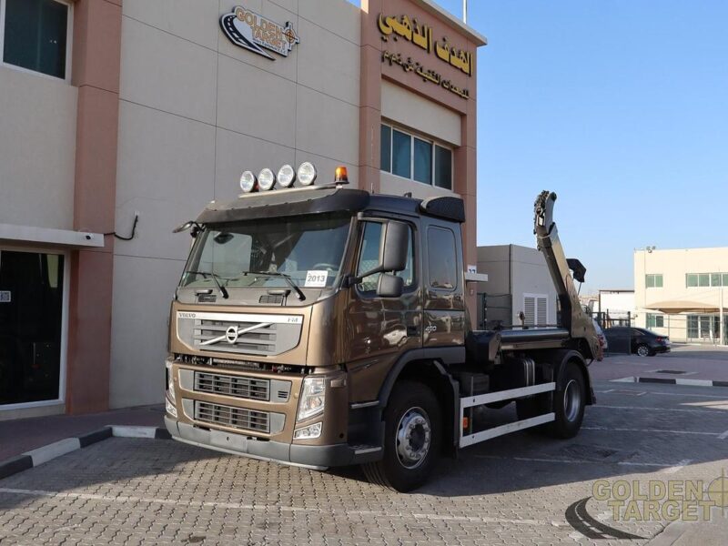 2013 VOLVO FM440 4x2 Skip Loader 6 Cylinder Diesel Engine Automatic Gear