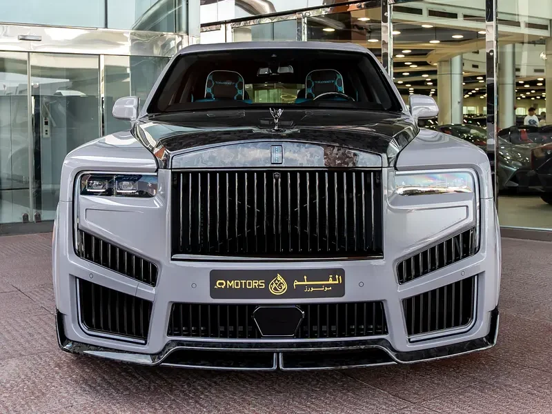 2025 Rolls-Royce Cullinan Black Badge Mansory 6.75-liter twin-turbo V12 Engine Grey Blue SUV