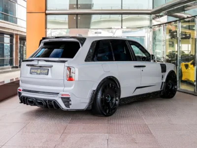 2025 Rolls-Royce Cullinan Black Badge Mansory 6.75-liter twin-turbo V12 Engine Grey Blue SUV