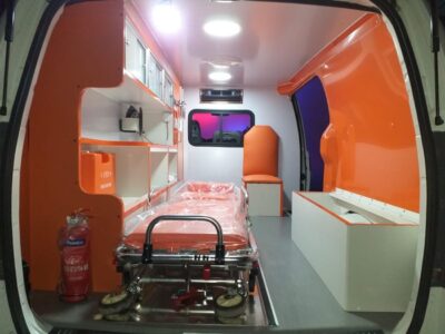 2026 Hyundai H1 Starex Ambulance 2.5L 4-Cylinder Petrol Engine White Orange Van GCC