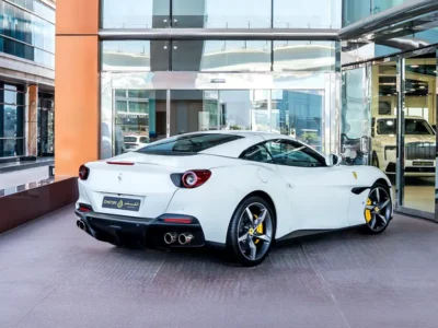 2022 Ferrari Portofino M 3.9 Litres V8 Twin Turbo Engine White Black Sports Car