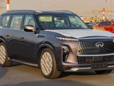 2025 Infiniti QX80 Sensory 3.5L Twin-Turbocharged V6 Petrol Engine Bronze Tan SUV GCC
