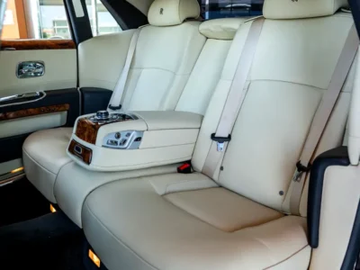 2010 Rolls-Royce Ghost Standard 6.6 Liters V12 Petrol Engine Black White Sedan GCC