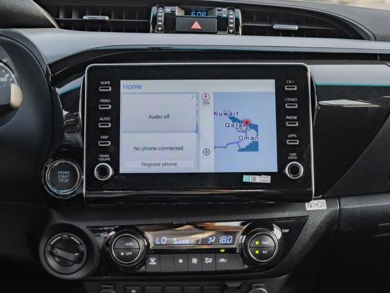 2025 Toyota Hilux GR-Sport 4.0 L V6 Naturally Aspirated Petrol Engine White Black Pickup Truck