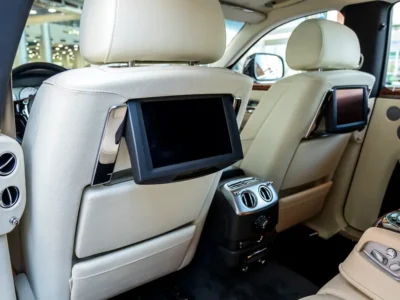 2010 Rolls-Royce Ghost Standard 6.6 Liters V12 Petrol Engine Black White Sedan GCC