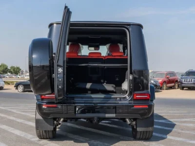 2026 Mercedes-Benz G 63 AMG 4.0L V8 Biturbo Petrol Engine Black Red SUV Double Night Package