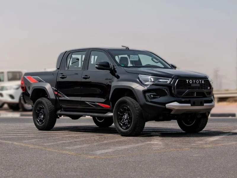 2025 Toyota Hilux GR-Sport 4.0 L V6 Naturally Aspirated Petrol Engine Black Pickup Truck