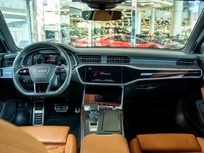 2021 Audi S6/RS6 4.0 TFSI quattro 4.0 Liters V8 Petrol Engine Gold Tan Wagon