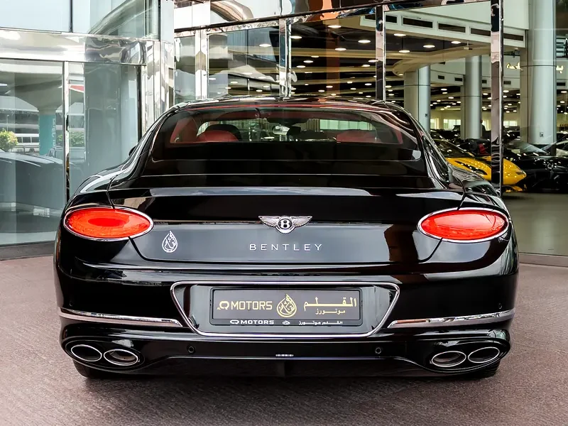 2021 Bentley Continental GT 4.0 Liters V8 Twin-turbocharged Engine Black Red Coupe