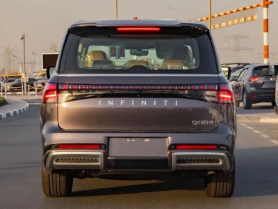 2025 Infiniti QX80 Sensory 3.5L Twin-Turbocharged V6 Petrol Engine Bronze Tan SUV GCC