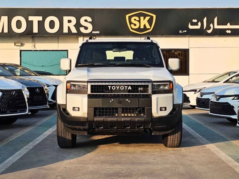 2026 Toyota Prado All Rounder 2.8-Liter 4-cylinder Turbo Diesel Engine White Grey SUV