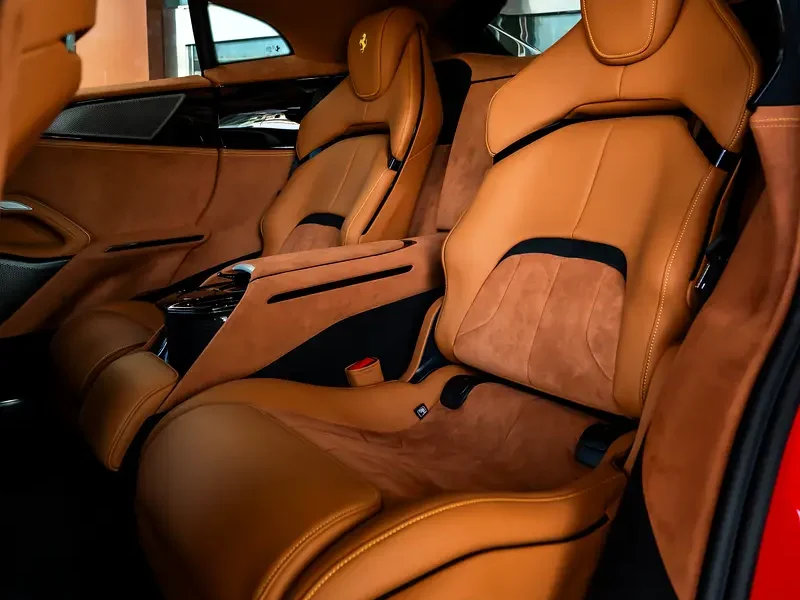 2025 Ferrari Purosangue Standard 6.5L F140 IA V12 Naturally Aspirated Red Beige SUV