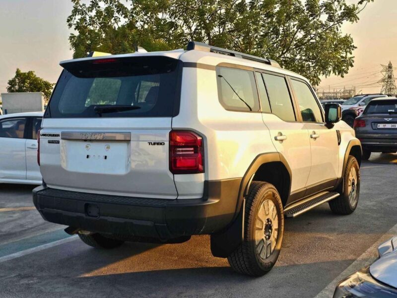 2026 Toyota Prado All Rounder 2.8-Liter 4-cylinder Turbo Diesel Engine White Grey SUV