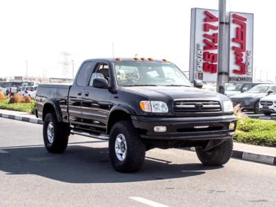 2000 Toyota Tundra Base 3.4-liter V6 Petrol Engine Black Beige Regular Cab Pickup