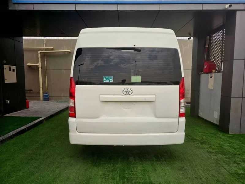2022 Toyota Hiace GL 3.5 Litres V6 Petrol Engine White Red Passenger Van GCC Specs