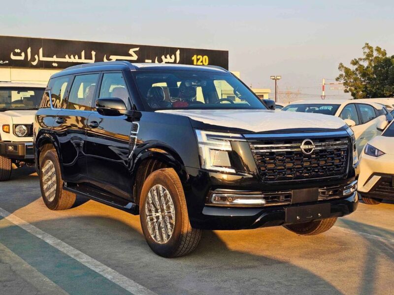 2026 Nissan Patrol SE Platinum 3.8 Liters V6 Petrol Engine Black Red Luxury SUV GCC