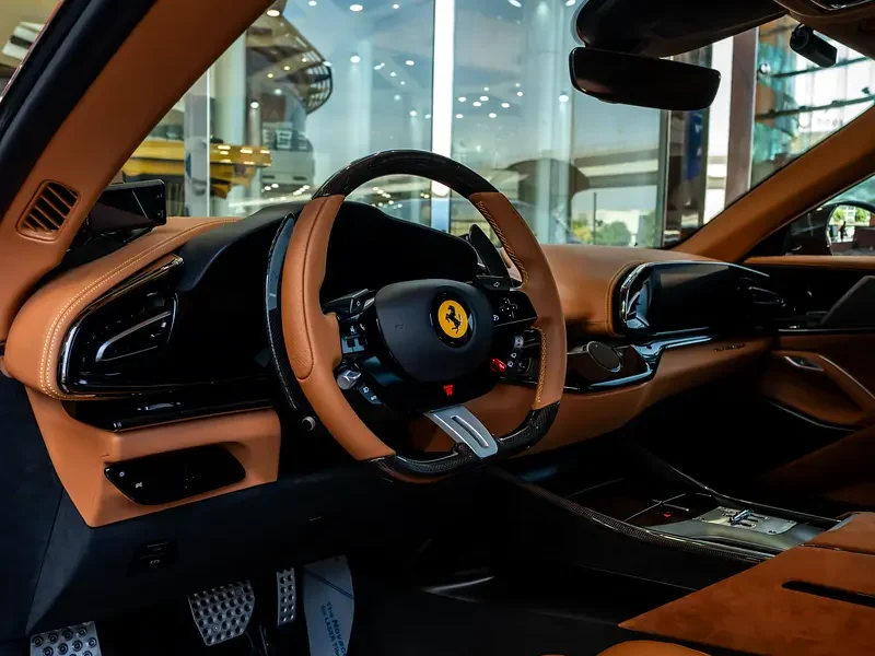 2025 Ferrari Purosangue Standard 6.5L F140 IA V12 Naturally Aspirated Red Beige SUV