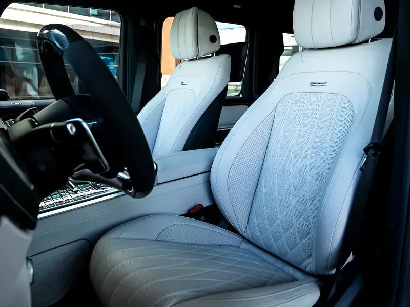 2026 Mercedes-Benz G-Class G 63 AMG 4.0-liter Twin-Turbocharged V8 Engine Green White SUV