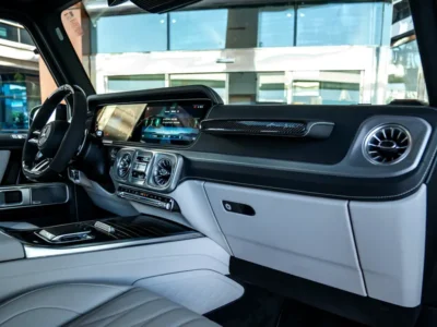 2026 Mercedes-Benz G-Class G 63 AMG 4.0-liter Twin-Turbocharged V8 Engine Green White SUV