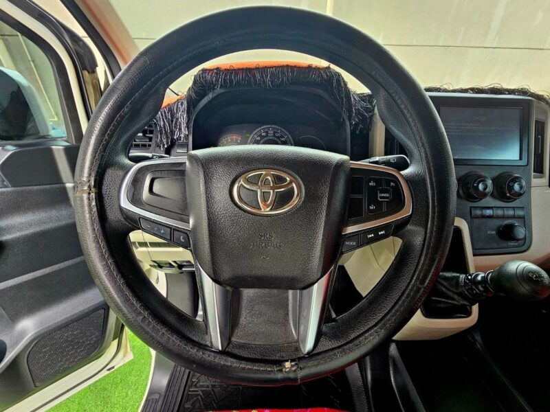 2022 Toyota Hiace GL 3.5 Litres V6 Petrol Engine White Red Passenger Van GCC Specs