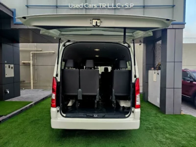 2019 Toyota Hiace GL 3.5 Litres V6 Petrol Engine White Grey Passenger Van GCC Specs