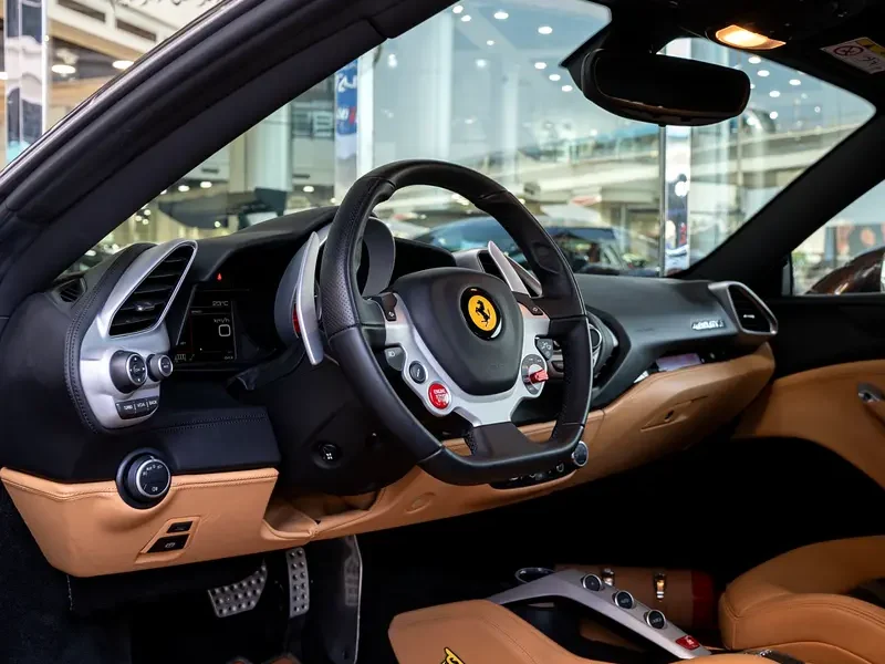 2018 Ferrari 488 GTB 3.9-liter Twin-Turbocharged V8 TAILOR MADE 1 OF 1 Bronze Beige Coupe