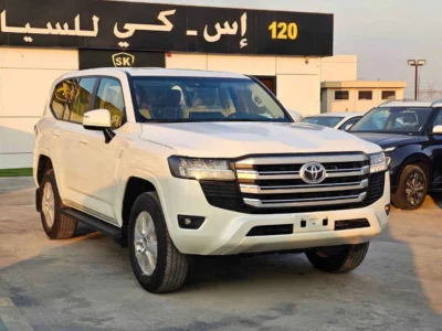 2025 Toyota Land Cruiser GXR 3.5L V6 Twin Turbo Petrol Engine White Beige SUV GCC
