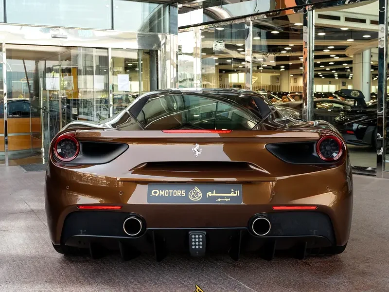 2018 Ferrari 488 GTB 3.9-liter Twin-Turbocharged V8 TAILOR MADE 1 OF 1 Bronze Beige Coupe