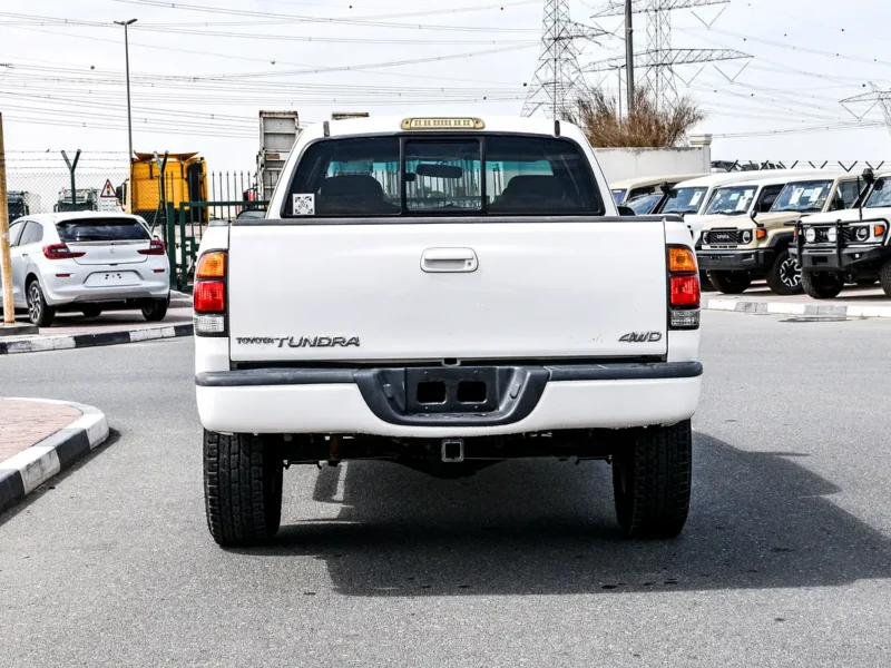 2002 Toyota Tundra Base 3.4-liter V6 Petrol Engine White Beige Regular Cab Pickup