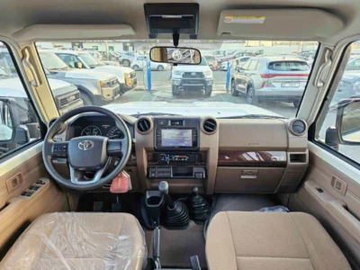 2025 Toyota Land Cruiser 79 STD-E 2.8L 4-cylinder Turbo Diesel White Brown Double Cabin