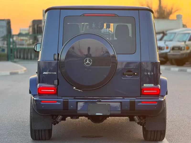 2025 Mercedes-Benz G-Class G 63 AMG 4.0L V8 Biturbo Engine Blue Beige SUV