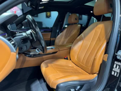 2022 BMW 7-Series 730Li 2.0 Litres 4-cylinder Turbo Petrol Engine Black Tan Sedan